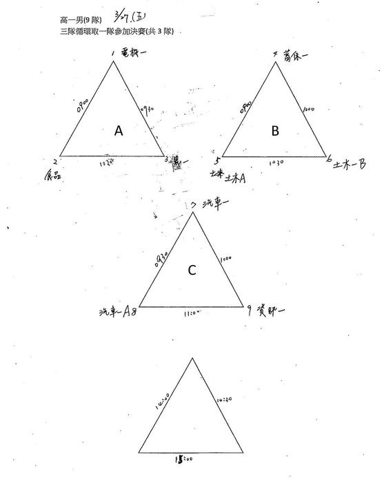 114-2 班際排球競賽-賽程表圖片